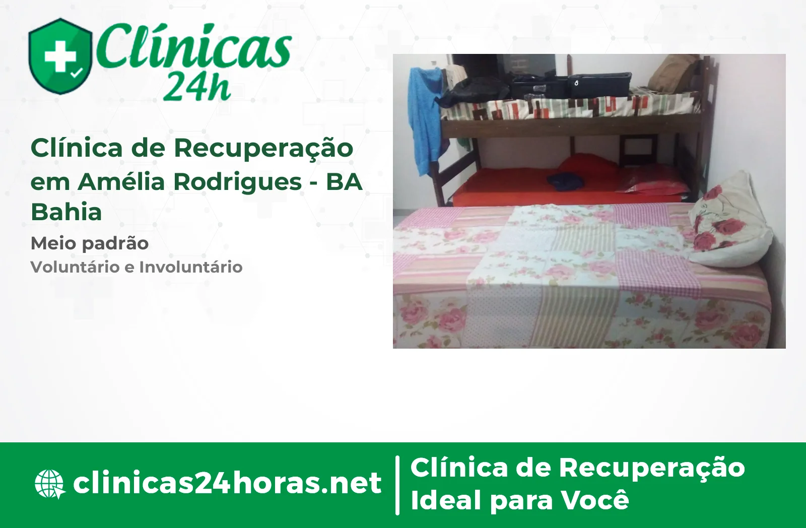 Clínica de Recuperação em Amélia Rodrigues Masculina 4
