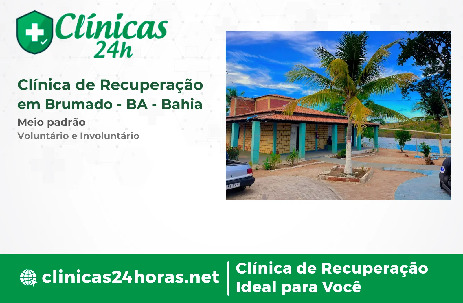 Clínica de Recuperação em Brumado Masculina