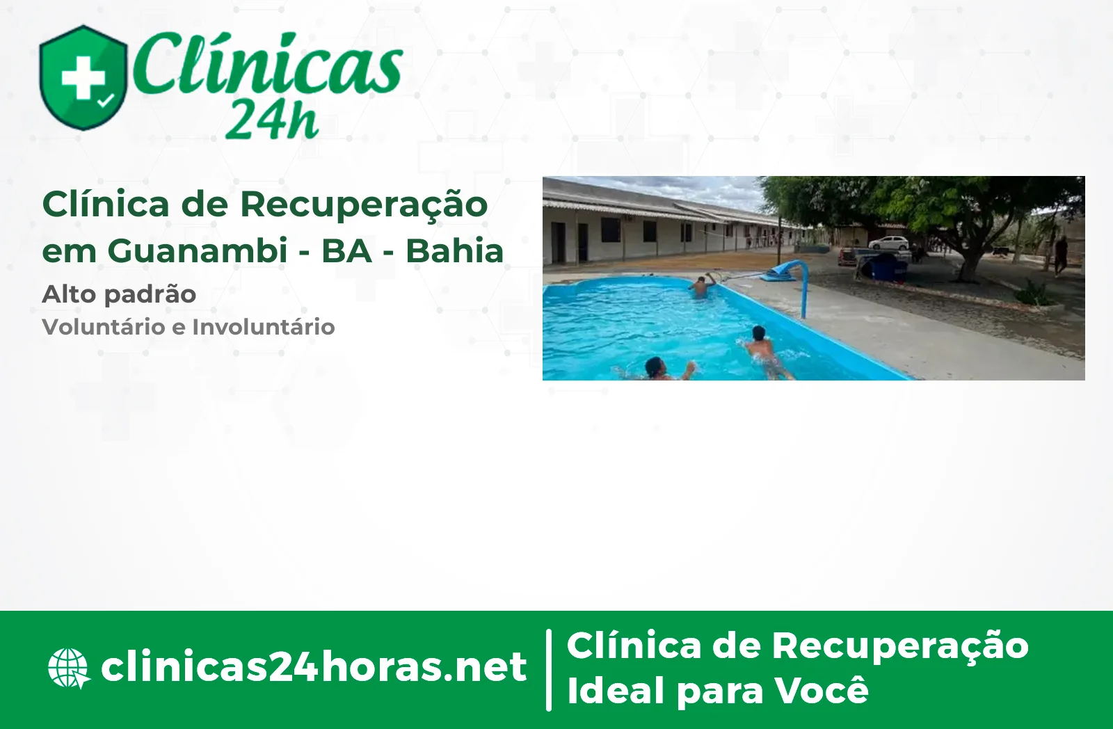 Clínica de Recuperação em Guanambi Mista