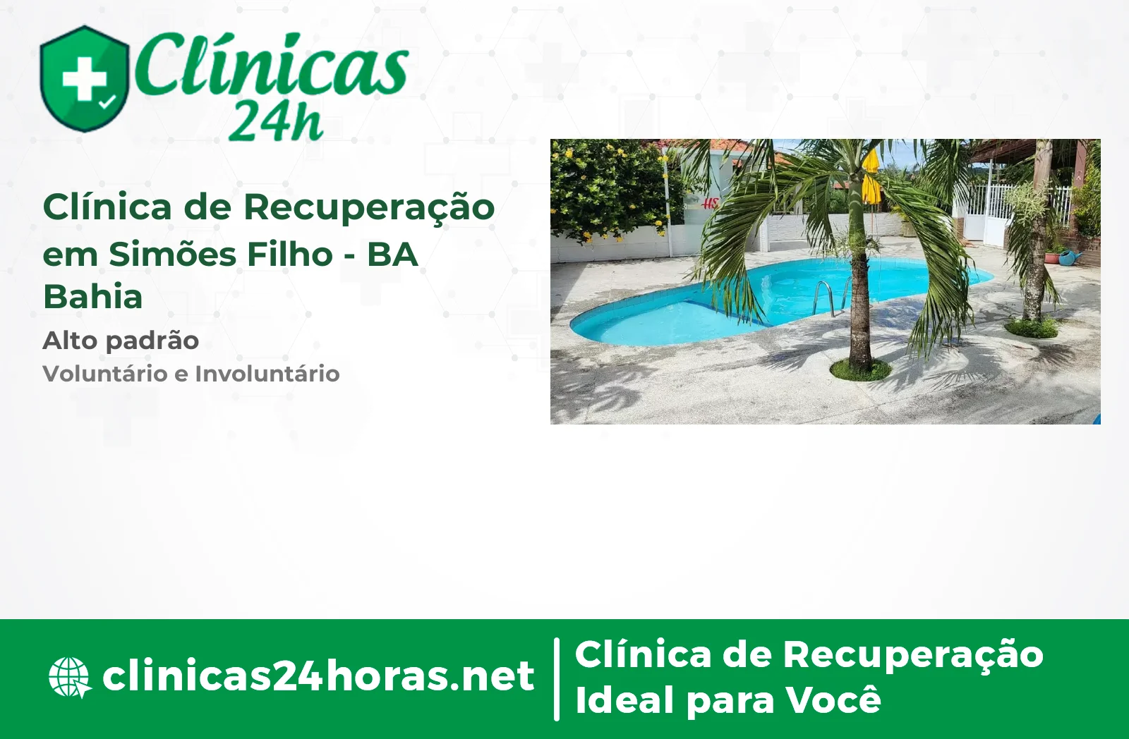 Clínica de Recuperação em Simões Filho Masculina