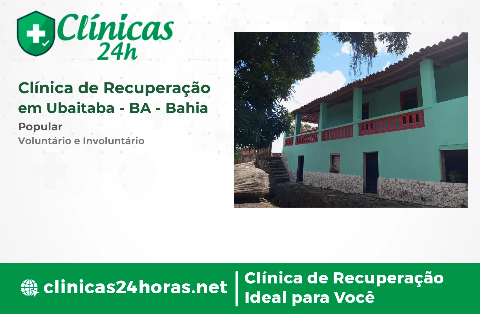 Clínica de Recuperação em Ubaitaba Feminina 2
