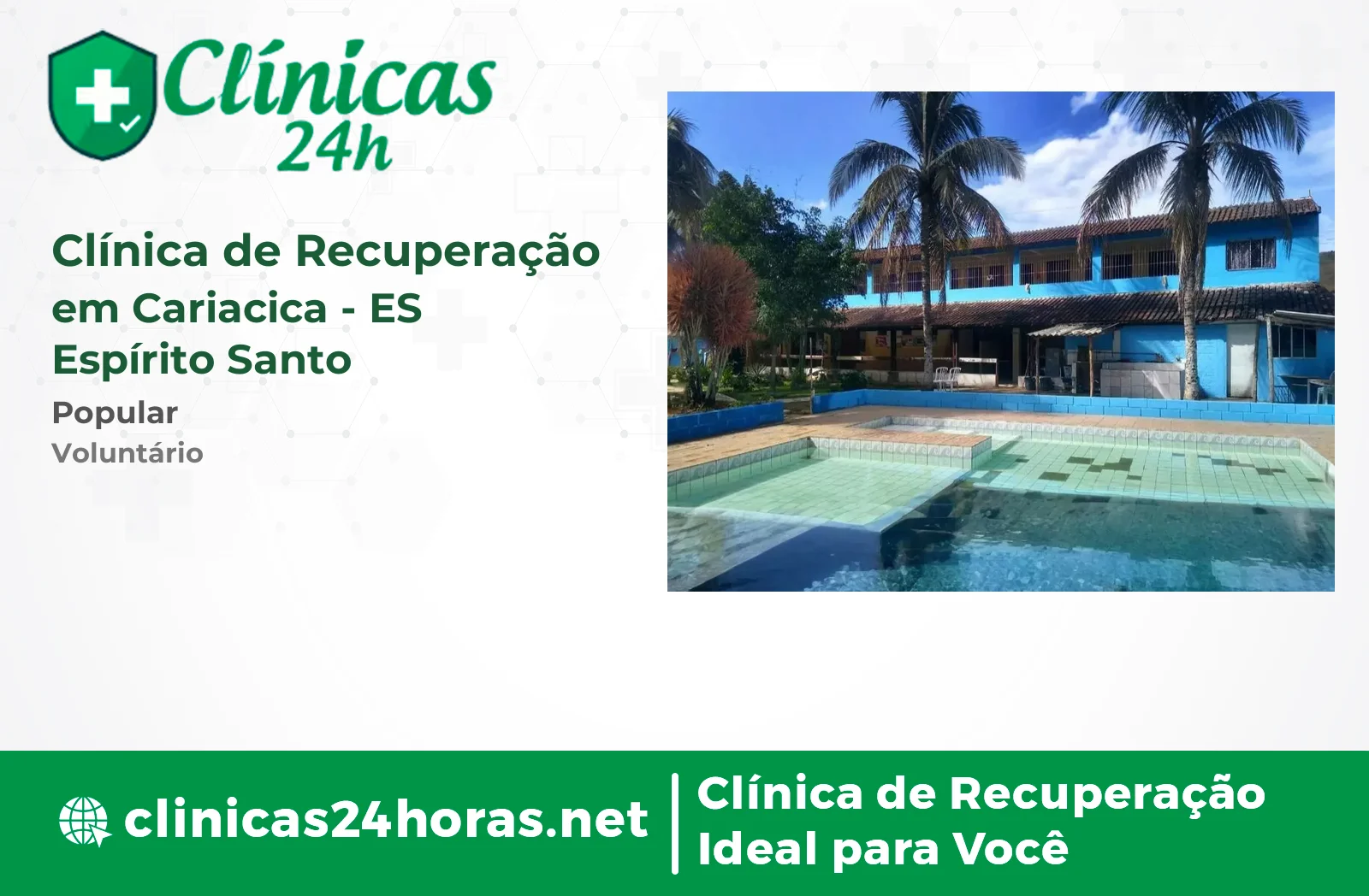 Clínica de Recuperação em Cariacica Masculina