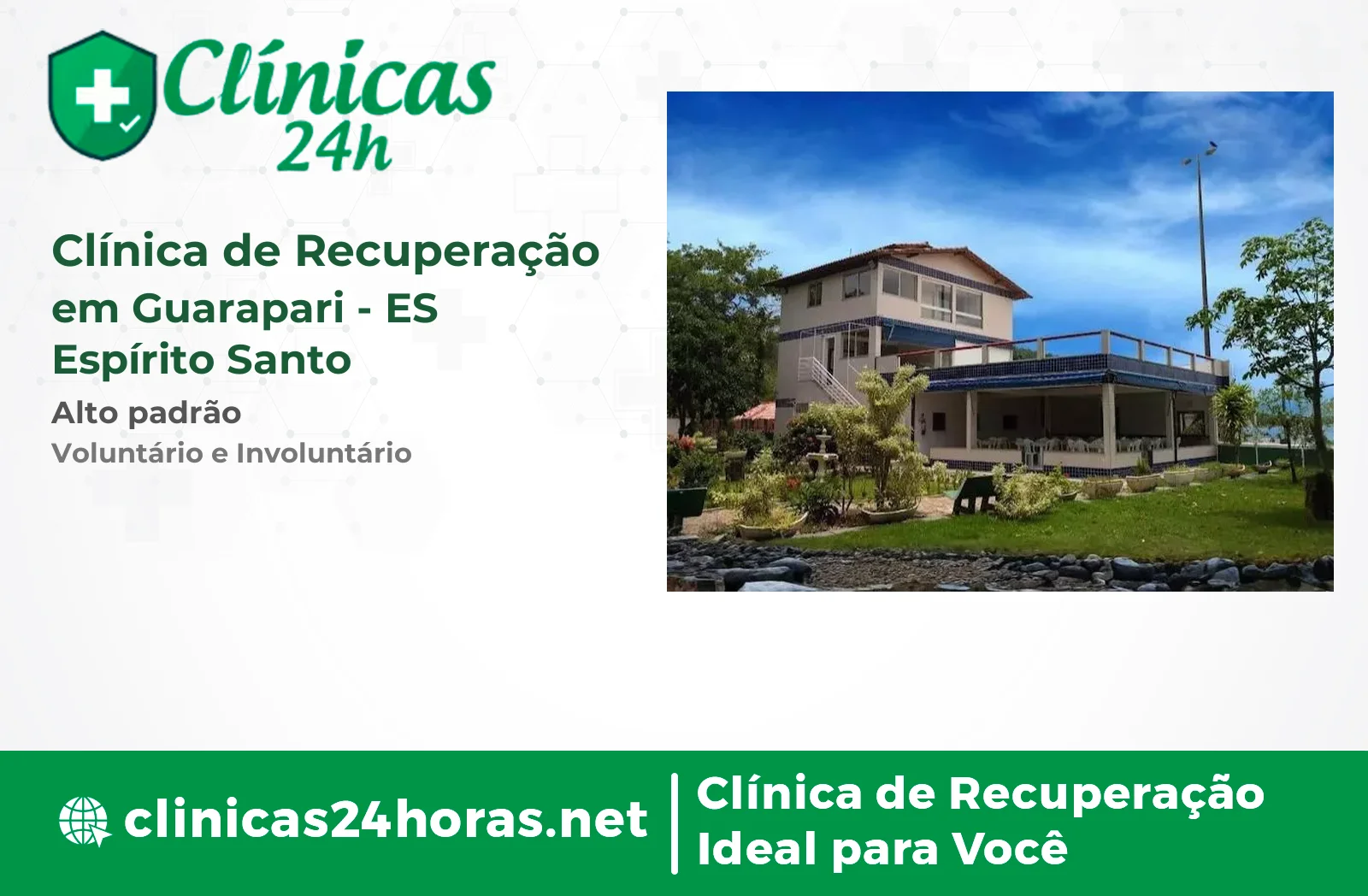 Clínica de Recuperação em Guarapari Masculina