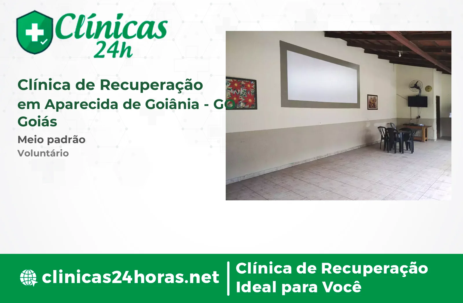 Clínica de Recuperação em Aparecida de Goiânia Masculina 4