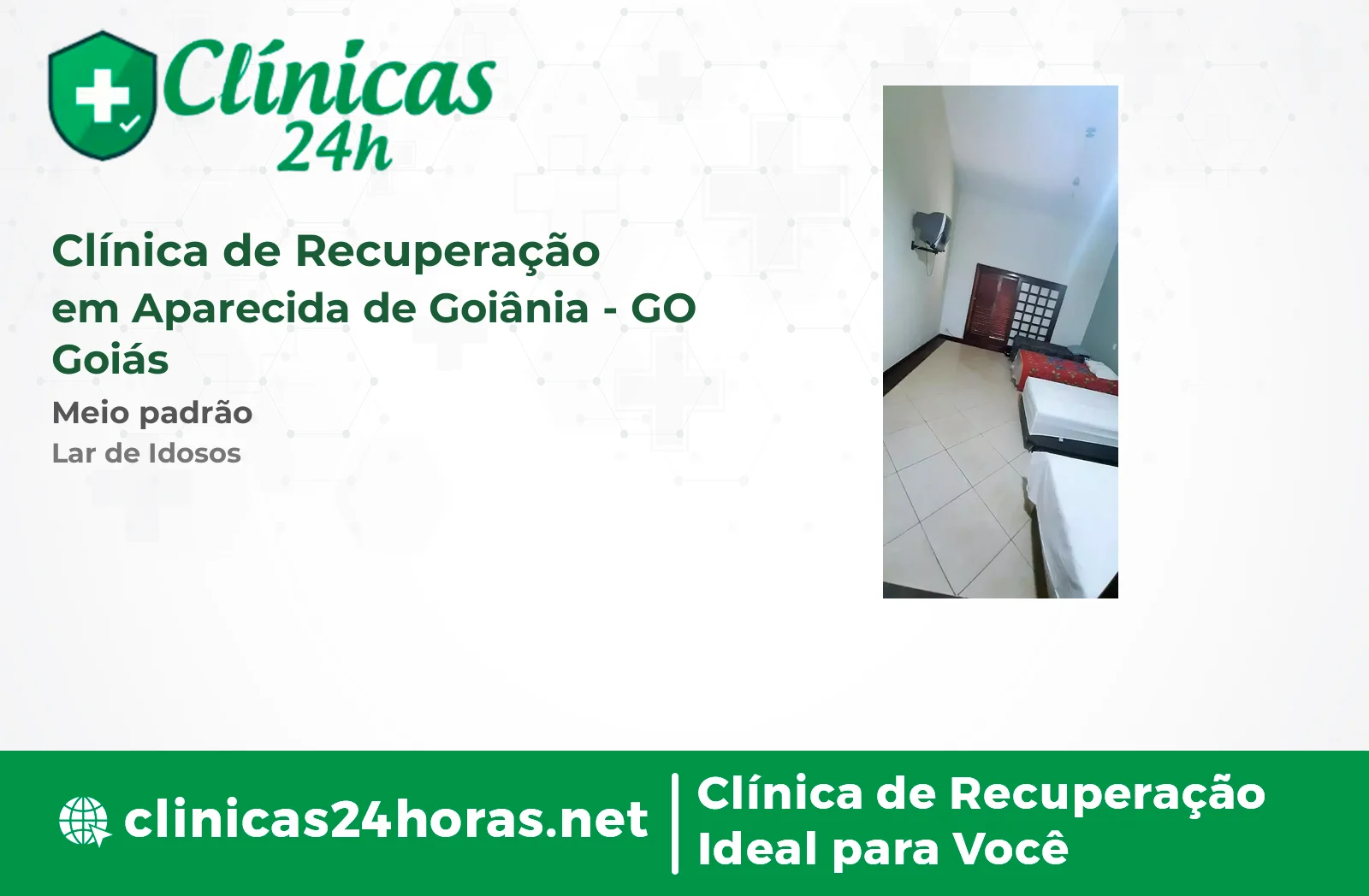 Clínica de Recuperação em Aparecida de Goiânia Mista