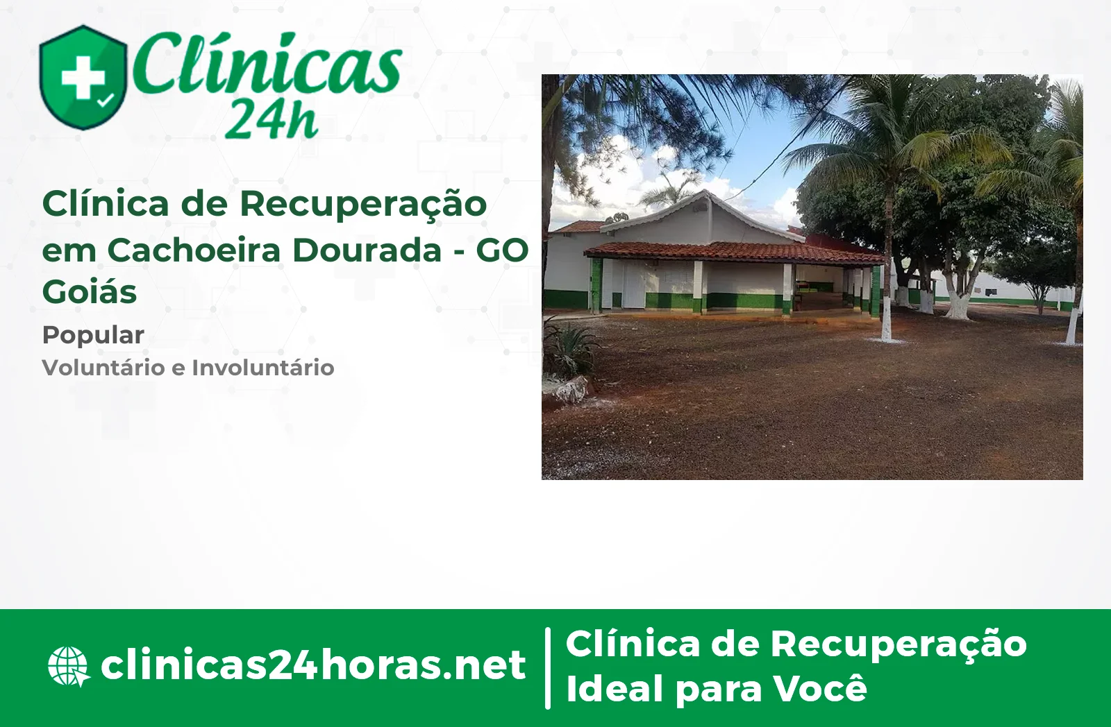 Clínica de Recuperação em Cachoeira Dourada Masculina 3