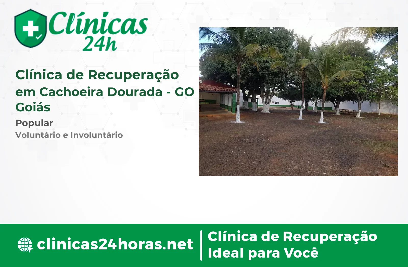 Clínica de Recuperação em Cachoeira Dourada Masculina 5