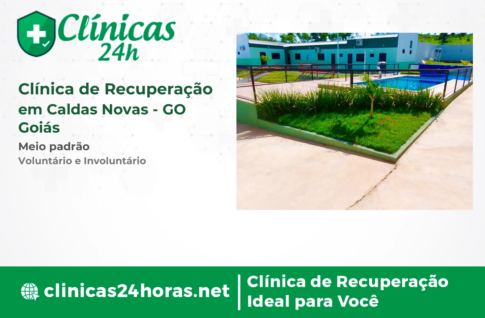 Clínica de Recuperação em Caldas Novas Masculina
