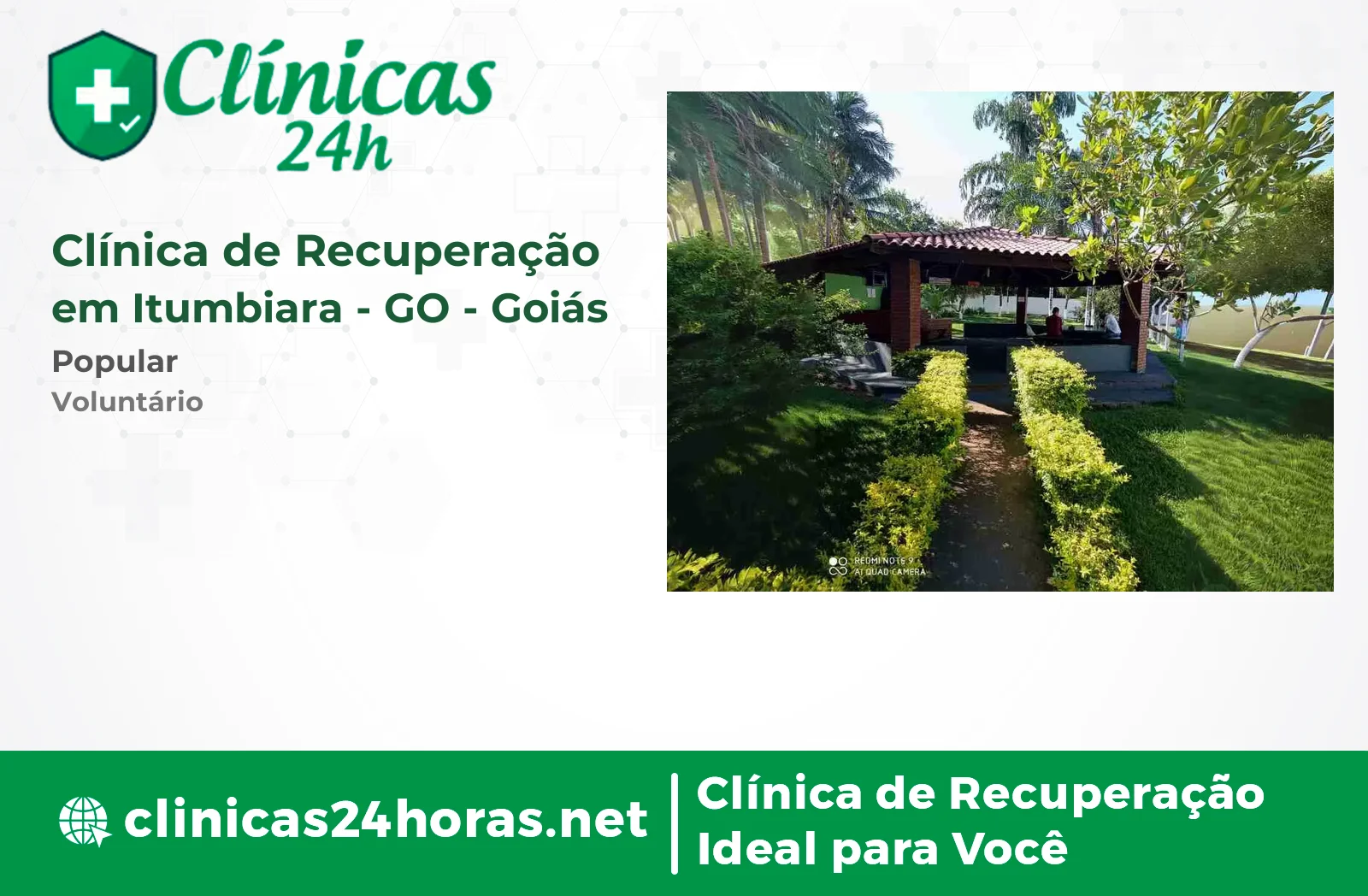 Clínica de Recuperação em Itumbiara Masculina 2
