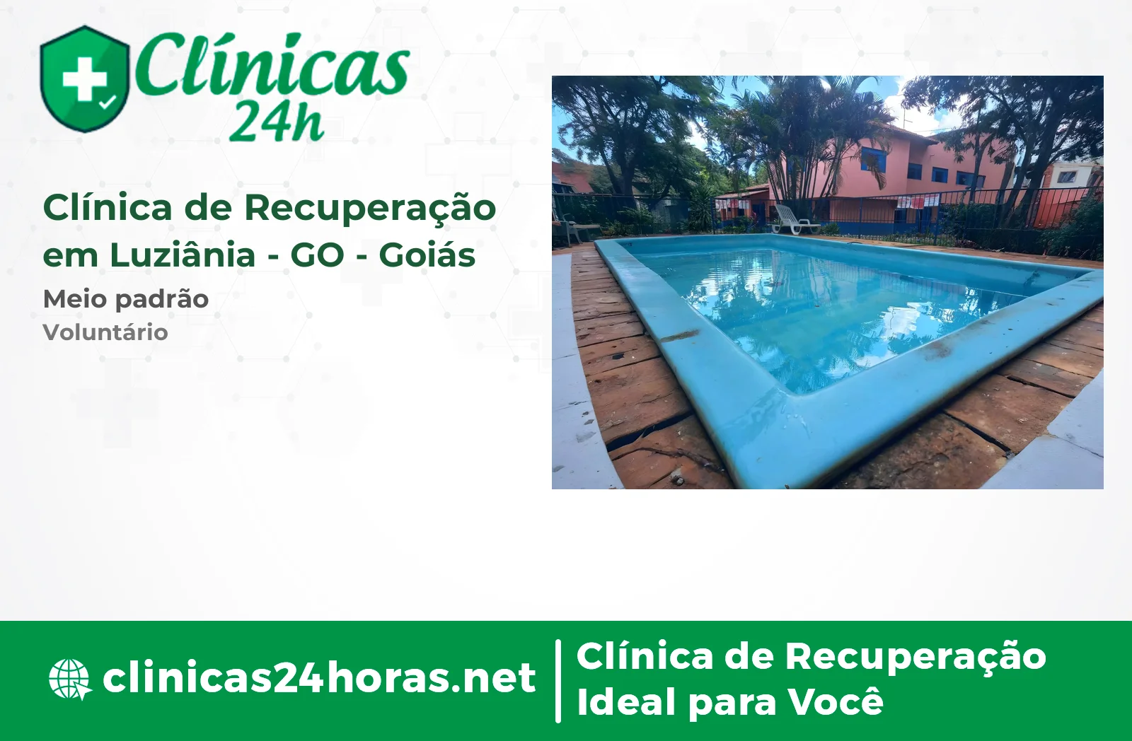 Clínica de Recuperação em Luziânia Masculina