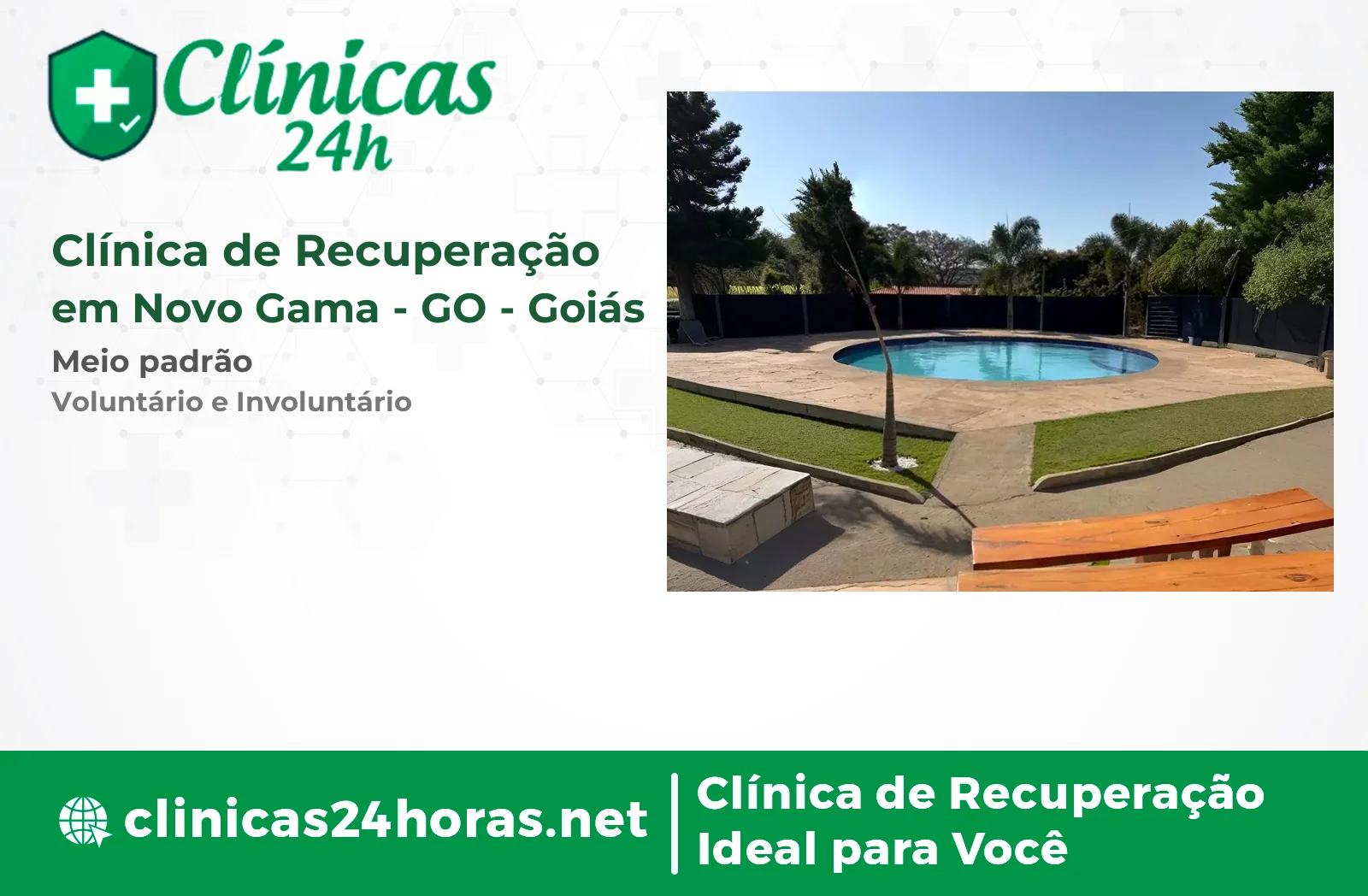 Clínica de Recuperação em Novo Gama Feminina