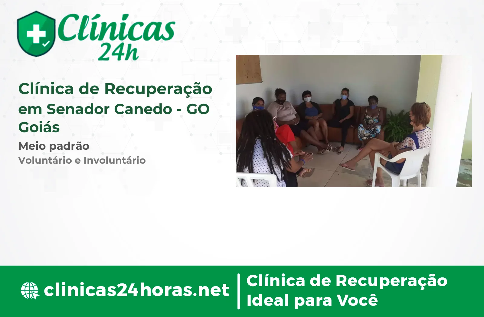 Clínica de Recuperação em Senador Canedo Feminina