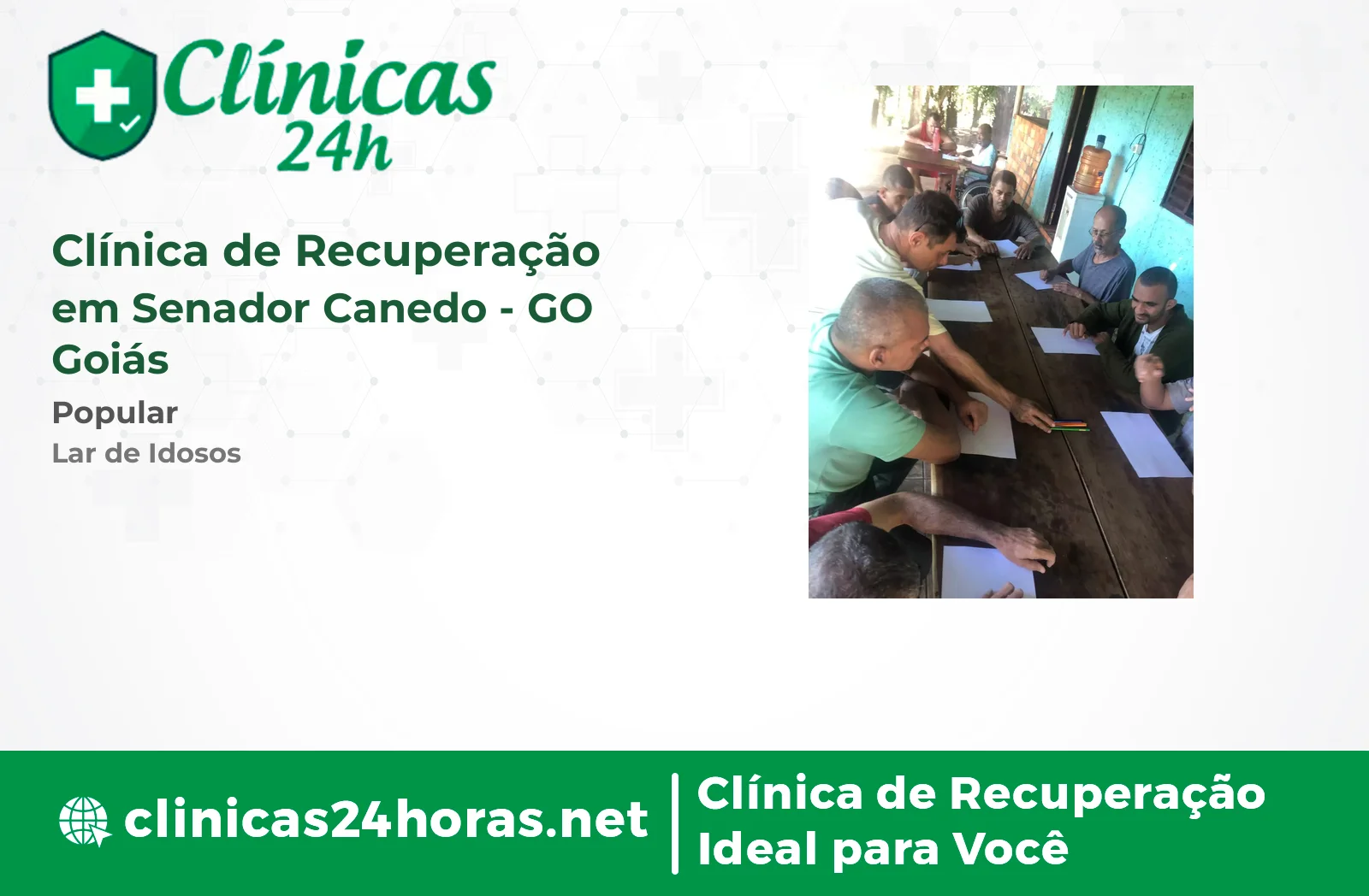 Clínica de Recuperação em Senador Canedo Masculina 5