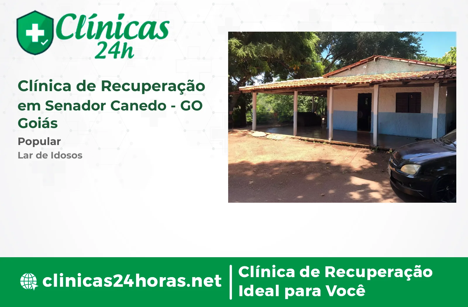 Clínica de Recuperação em Senador Canedo Masculina 2