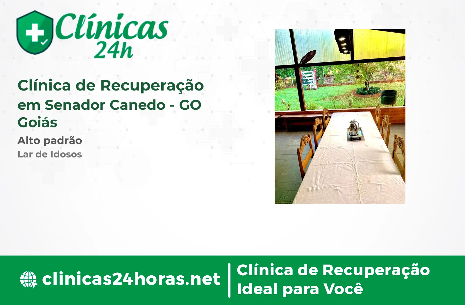 Clínica de Recuperação em Senador Canedo Mista 3