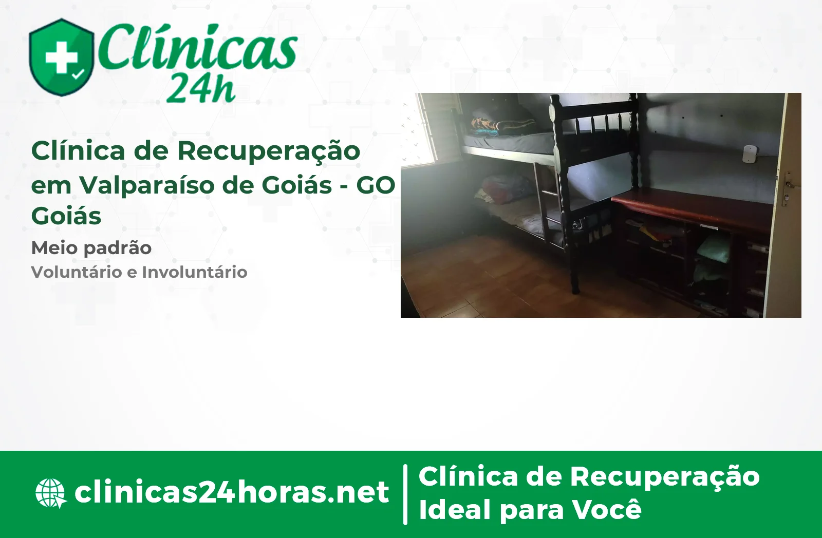Clínica de Recuperação em Valparaíso de Goiás Masculina 3