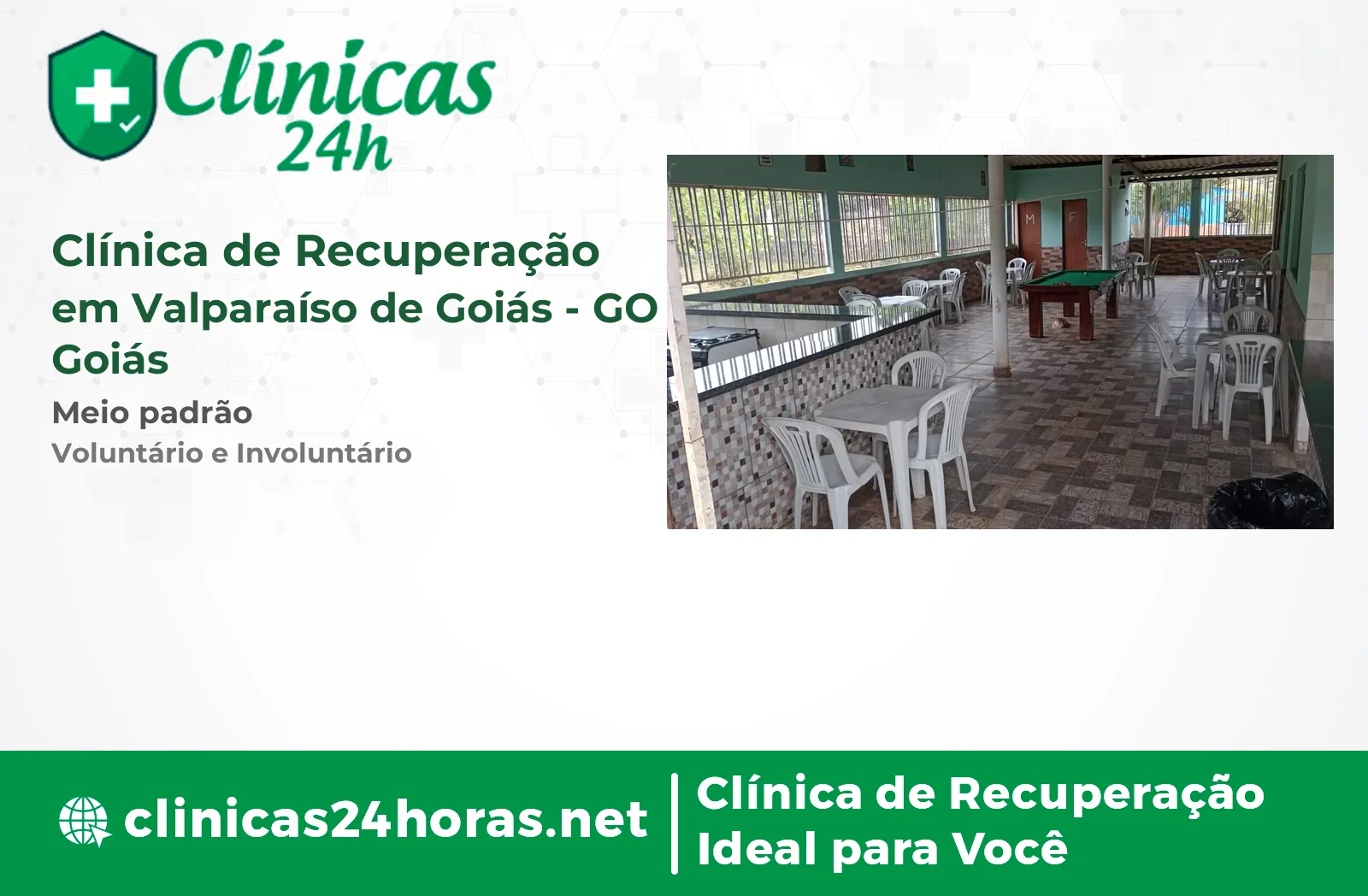 Clínica de Recuperação em Valparaíso de Goiás Masculina-3 5