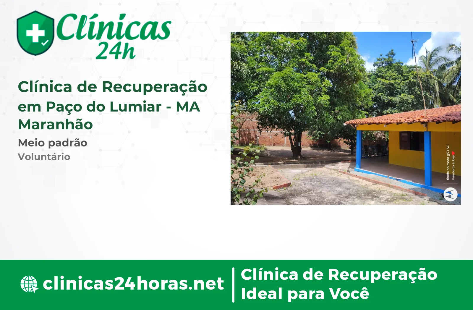 Clínica de Recuperação em Paço do Lumiar Masculina 3