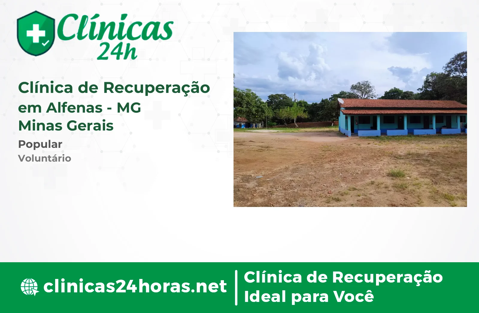 Clínica de Recuperação em Alfenas Masculina