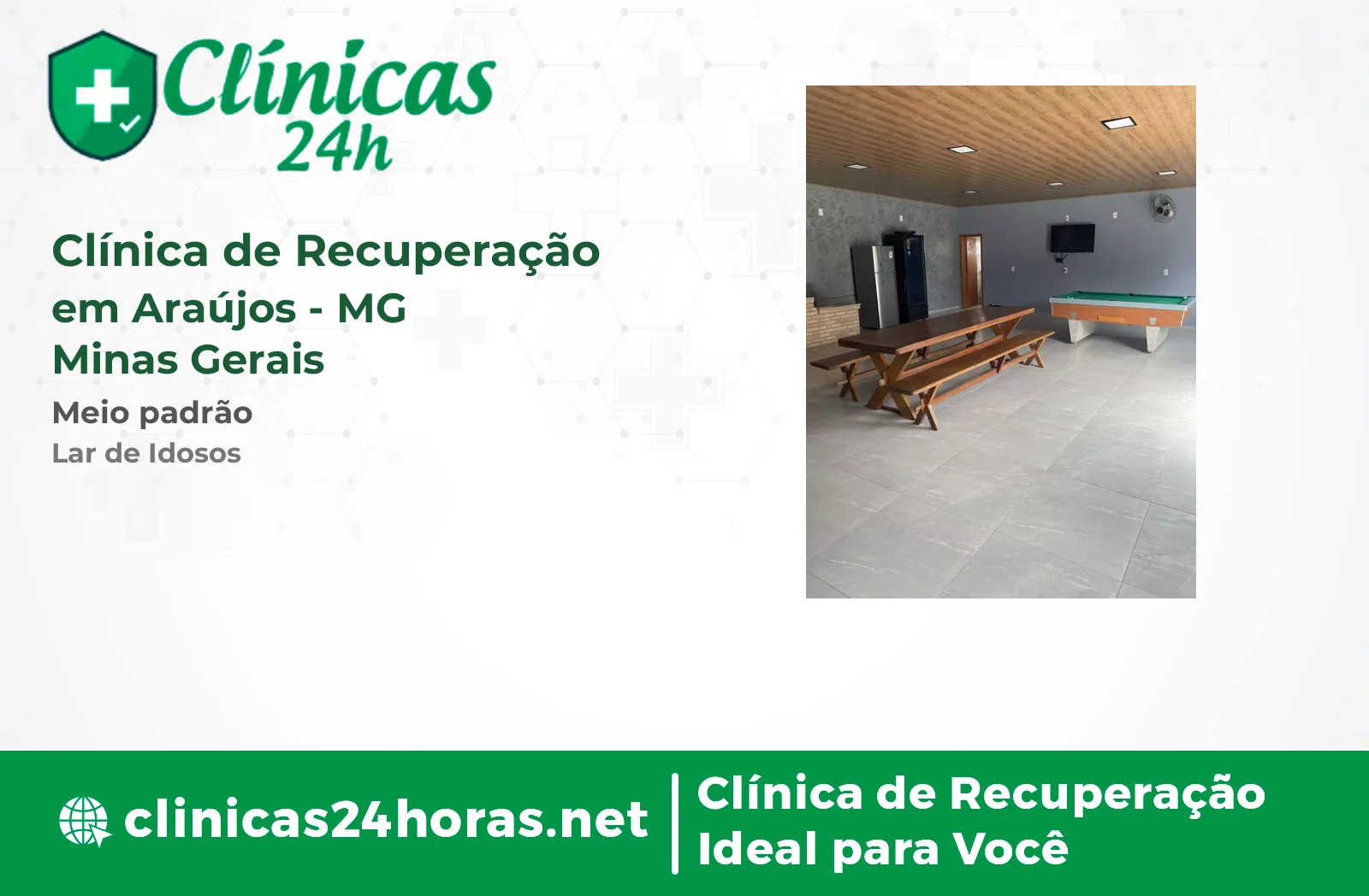 Clínica de Recuperação em Araújos Masculina 4