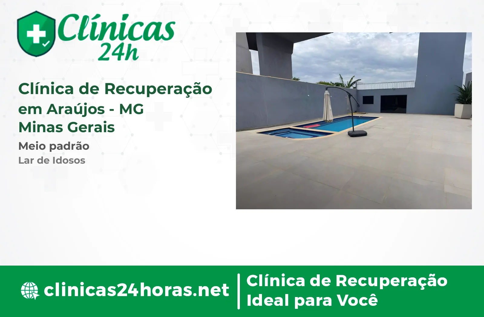 Clínica de Recuperação em Araújos Masculina