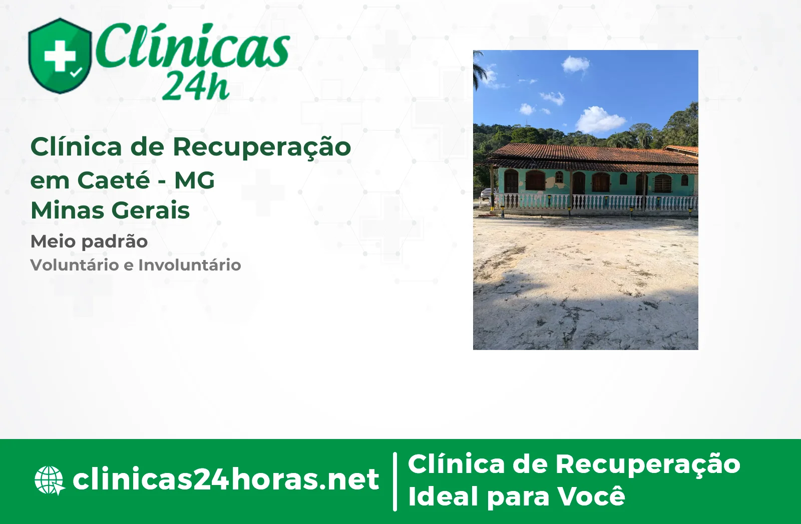 Clínica de Recuperação em Caeté Masculina 5