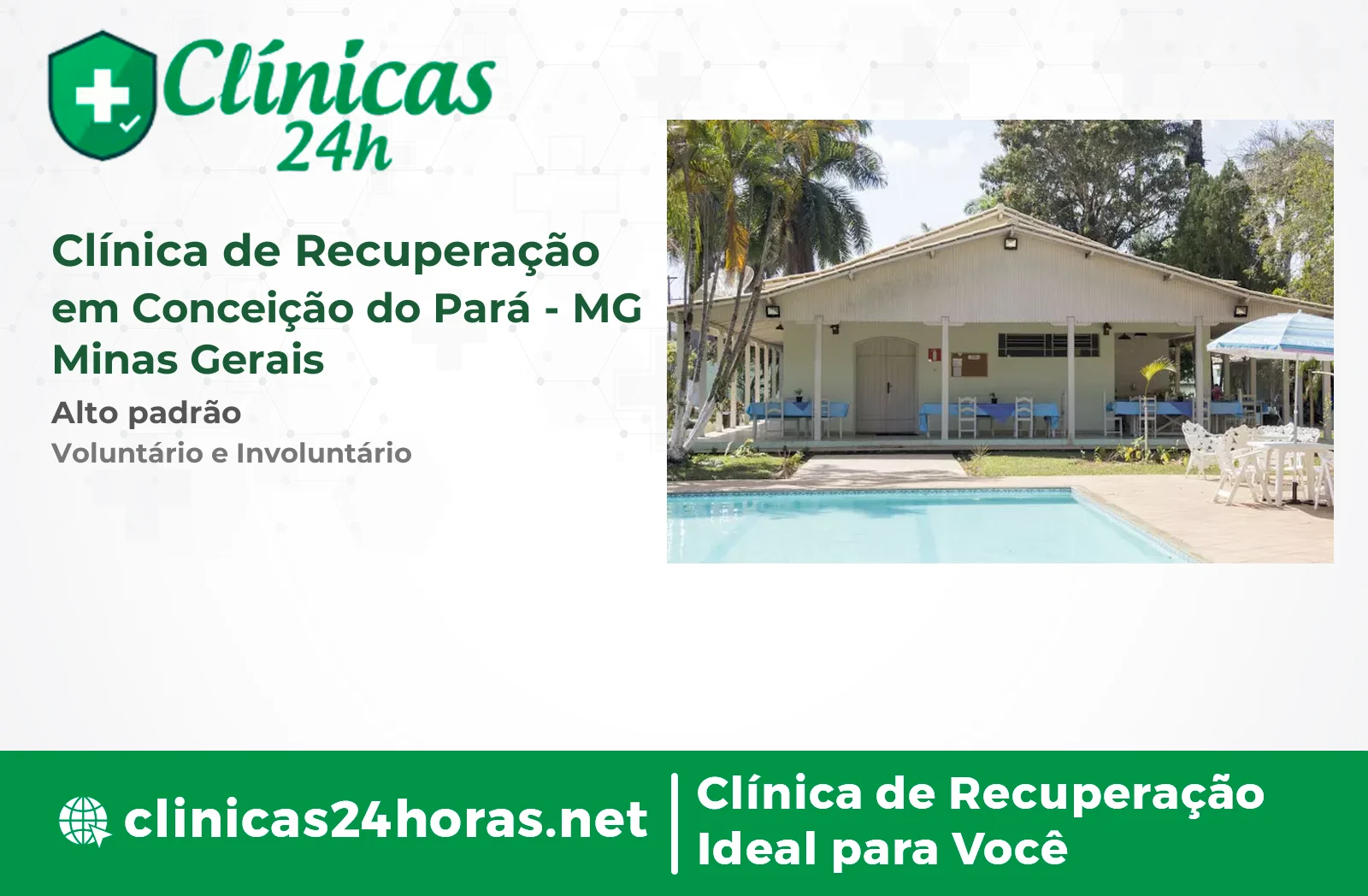 Clínica de Recuperação em Conceição do Pará Masculina