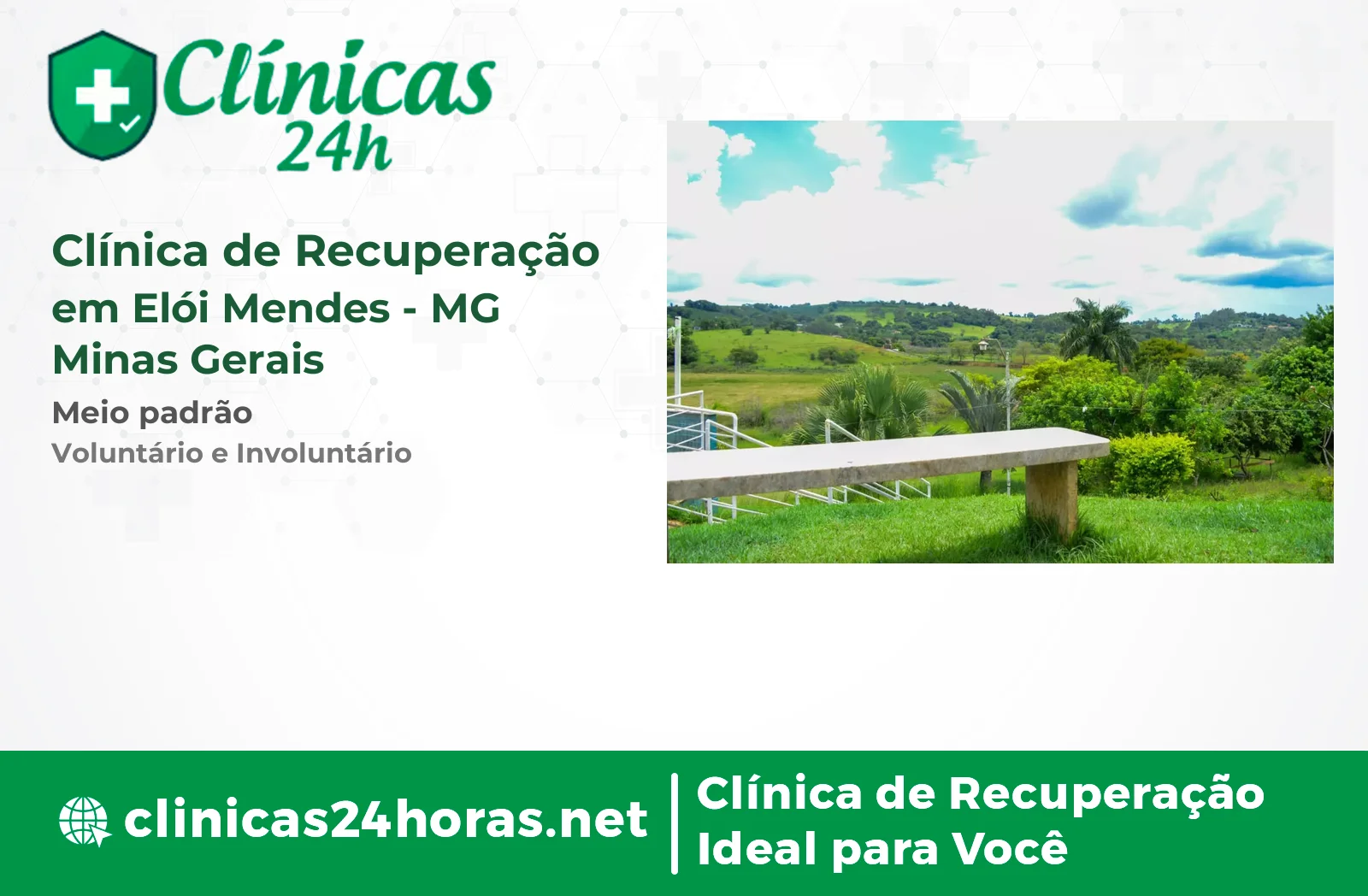 Clínica de Recuperação em Elói Mendes Masculina
