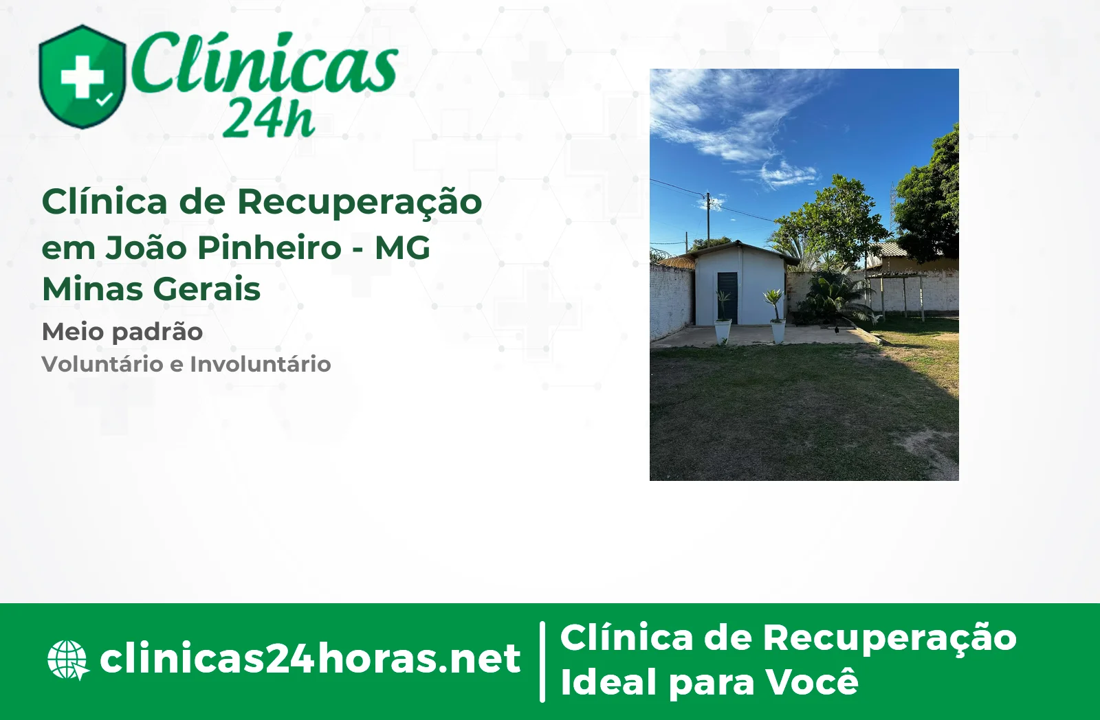 Clínica de Recuperação em João Pinheiro Masculina 5