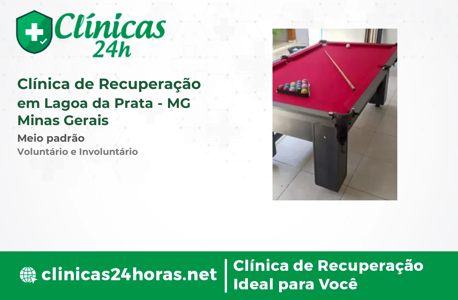 Clínica de Recuperação em Lagoa da Prata Masculina 4