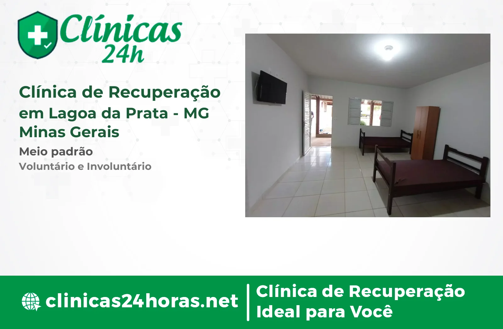 Clínica de Recuperação em Lagoa da Prata Masculina 5