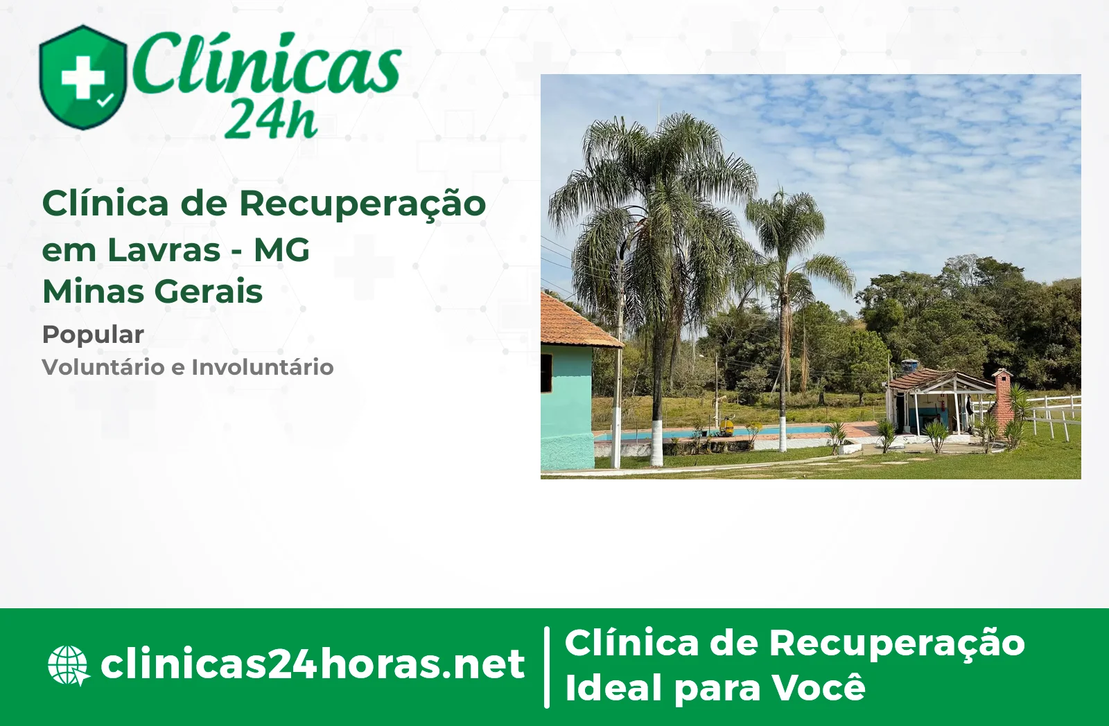 Clínica de Recuperação em Lavras Masculina 2