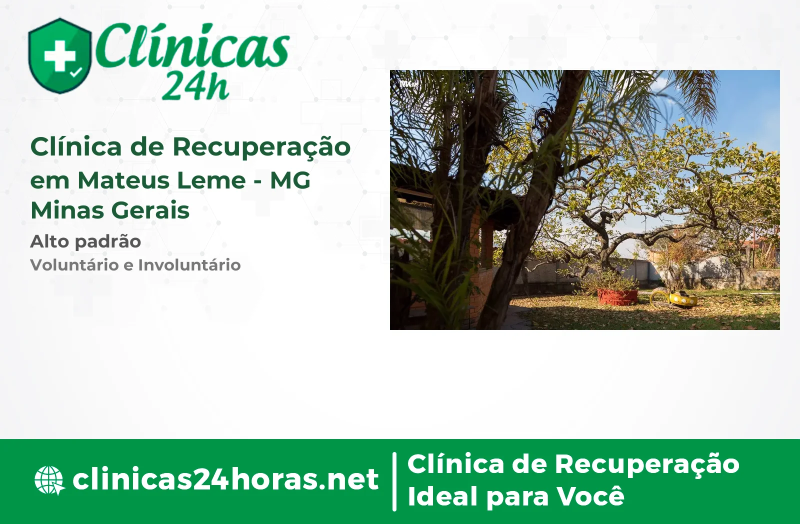 Clínica de Recuperação em Mateus Leme Feminina 5