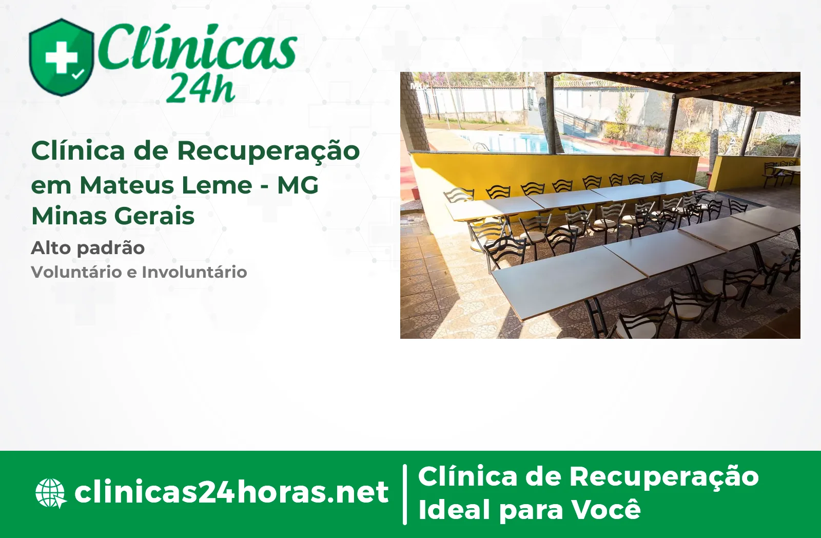 Clínica de Recuperação em Mateus Leme Feminina 3
