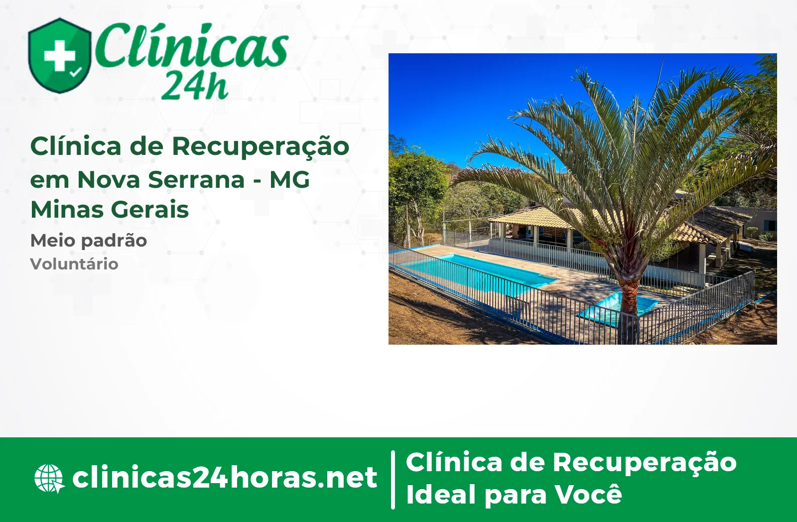 Clínica de Recuperação em Nova Serrana Masculina