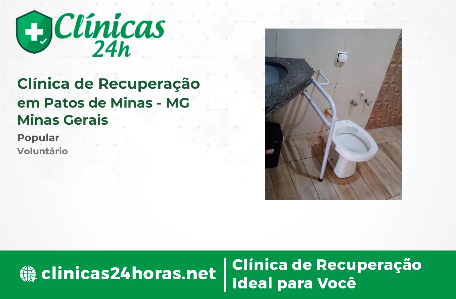 Clínica de Recuperação em Patos de Minas Masculina 5