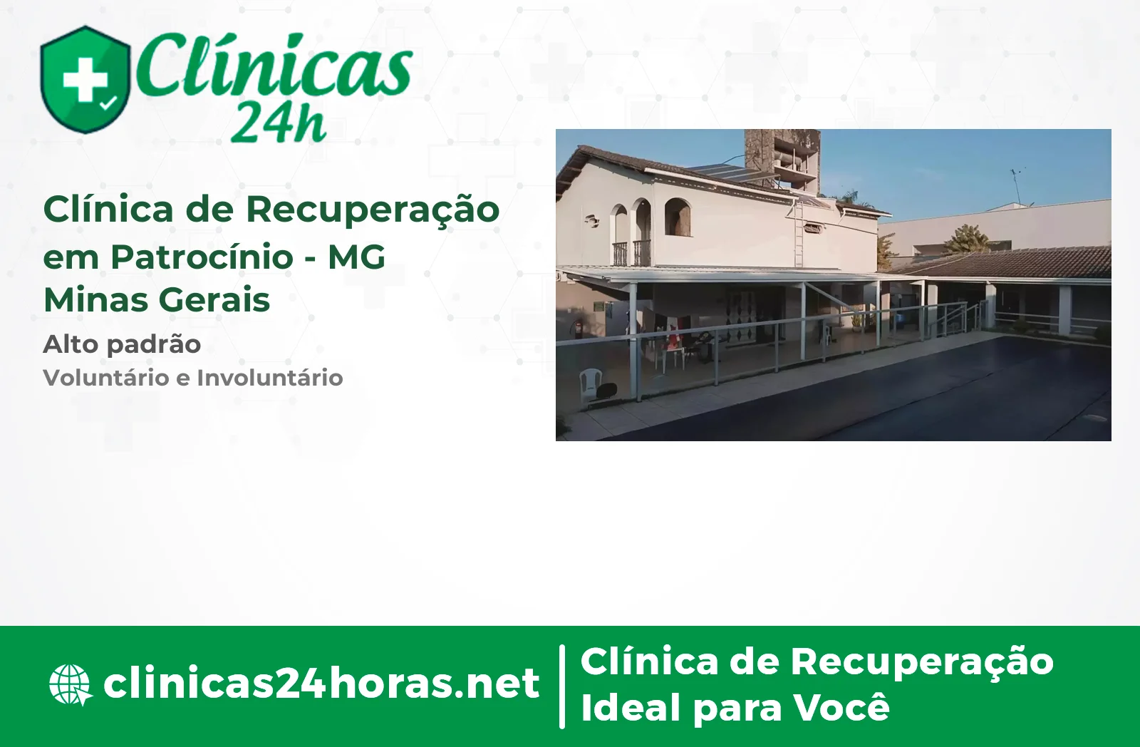 Clínica de Recuperação em Patrocínio Feminina 2