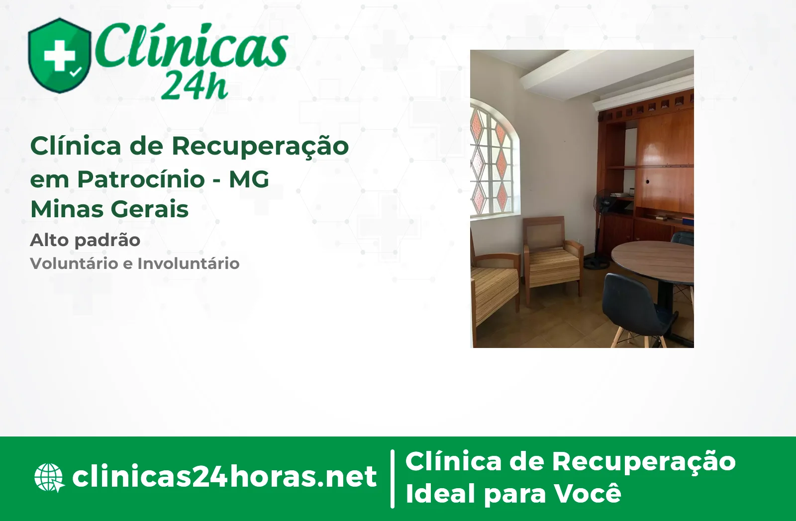 Clínica de Recuperação em Patrocínio Feminina 5