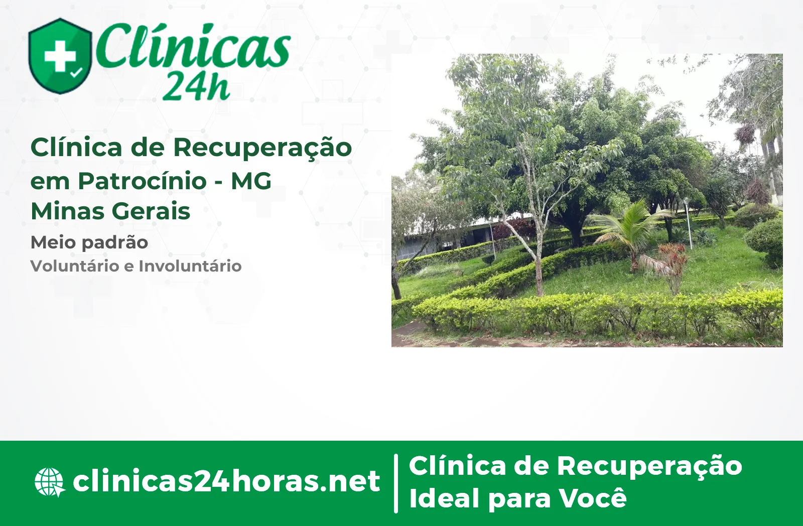Clínica de Recuperação em Patrocínio Masculina 5