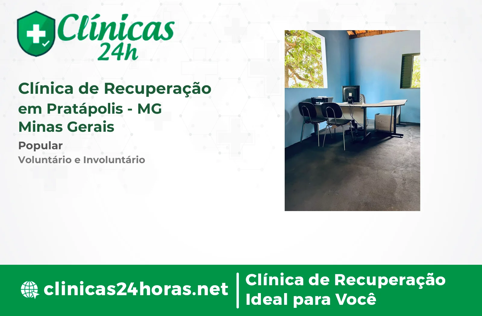 Clínica de Recuperação em Pratápolis Masculina 4