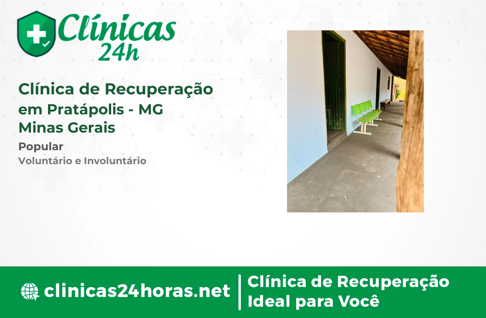 Clínica de Recuperação em Pratápolis Masculina 5