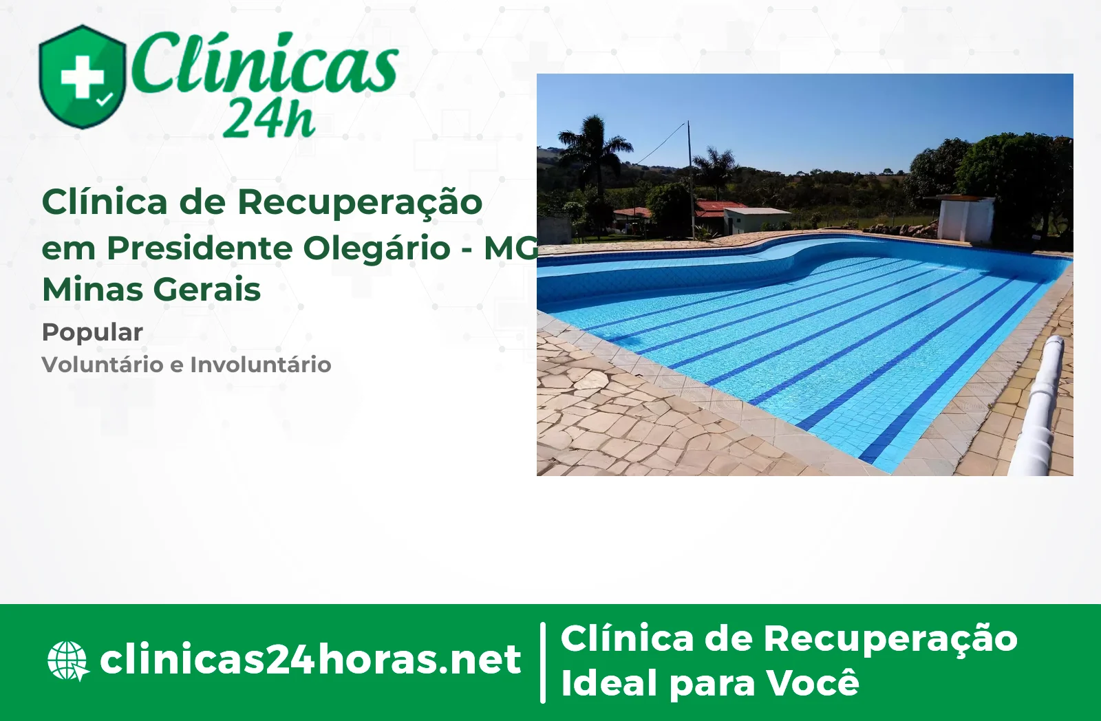 Clínica de Recuperação em Presidente Olegário Masculina 2