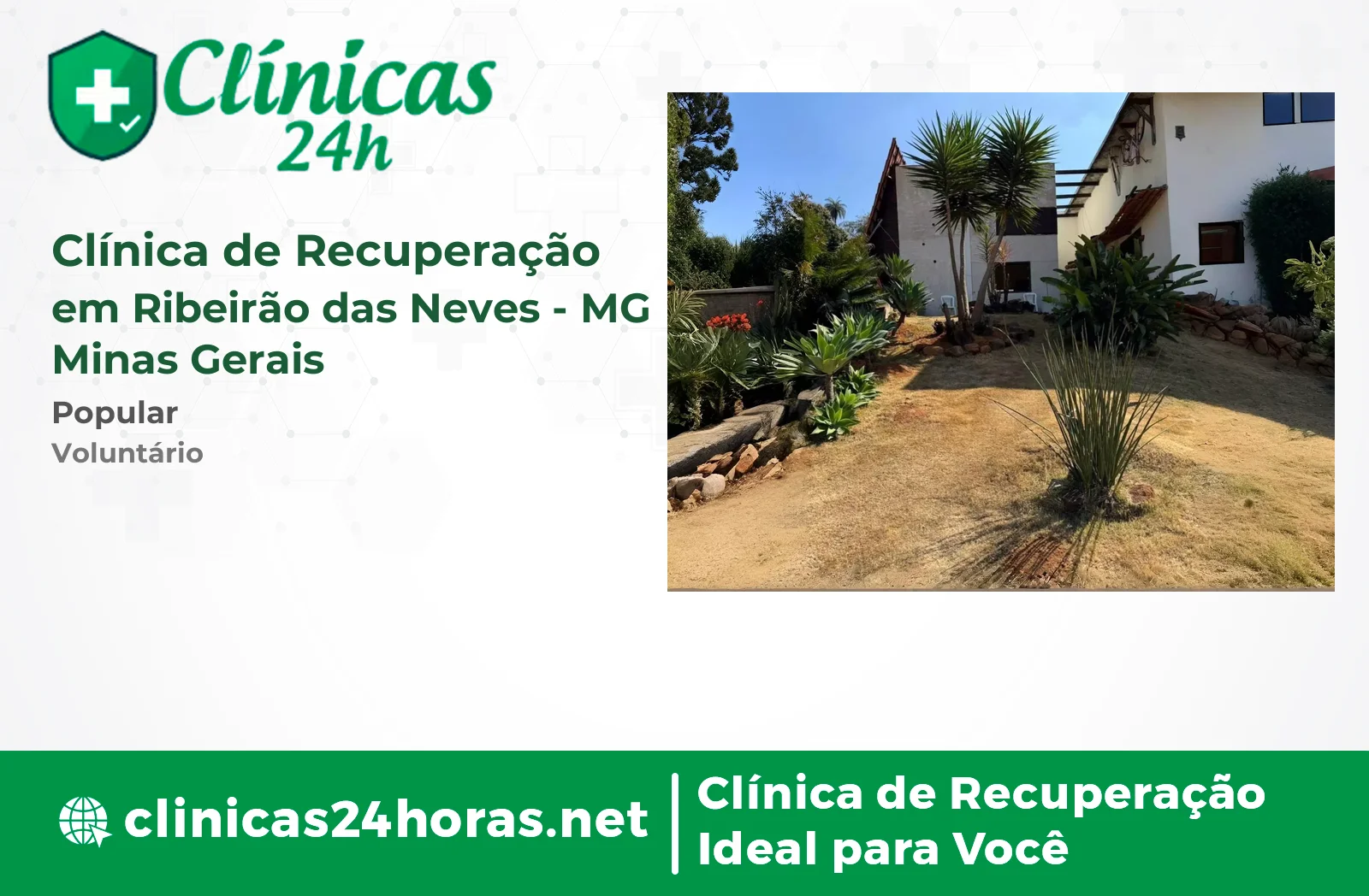 Clínica de Recuperação em Ribeirão das Neves Masculina 2