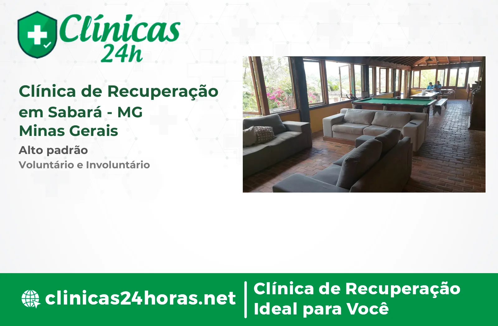 Clínica de Recuperação em Sabará Feminina 2