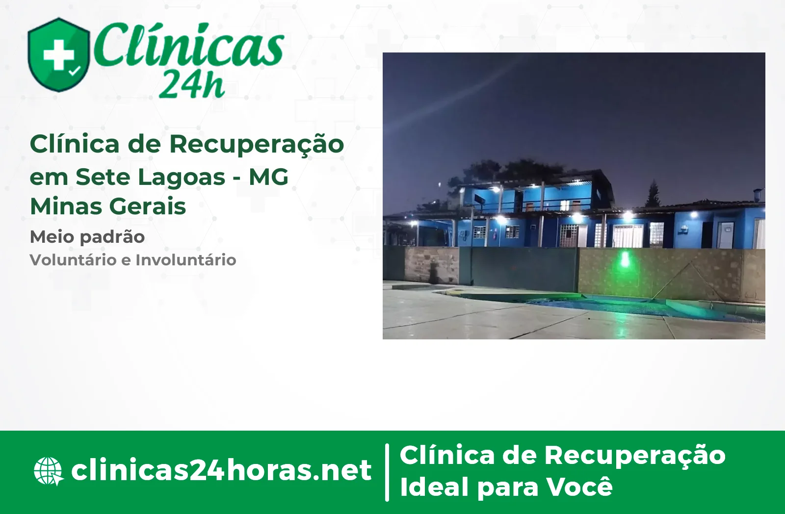 Clínica de Recuperação em Sete Lagoas Masculina