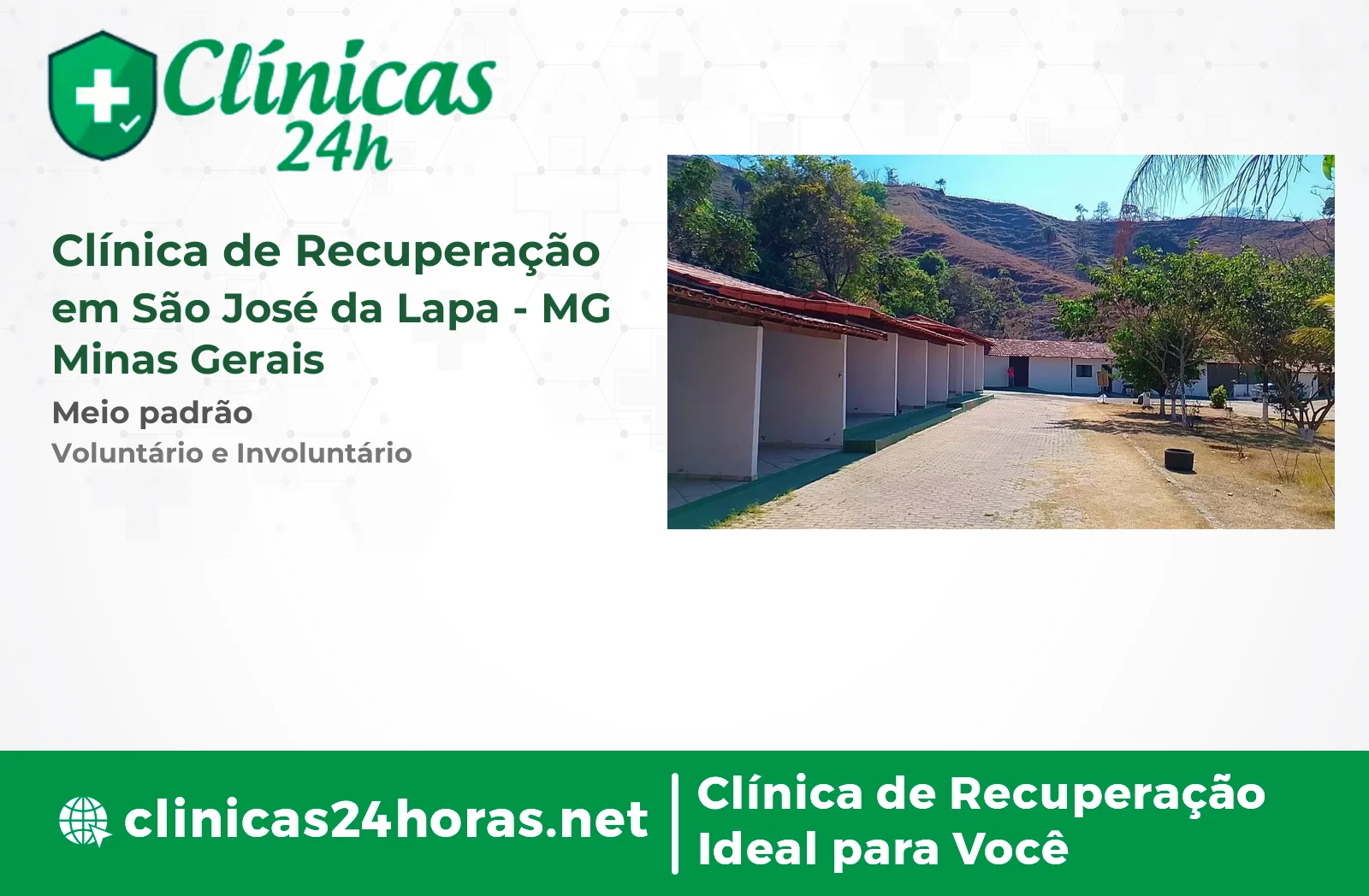 Clínica de Recuperação em São José da Lapa Masculina 4