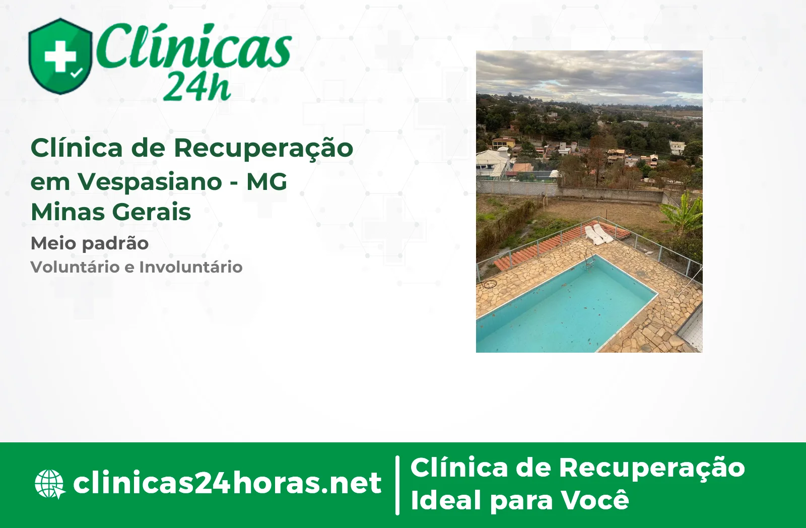 Clínica de Recuperação em Vespasiano Feminina
