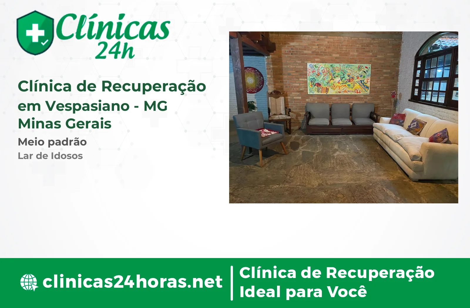 Clínica de Recuperação em Vespasiano Mista