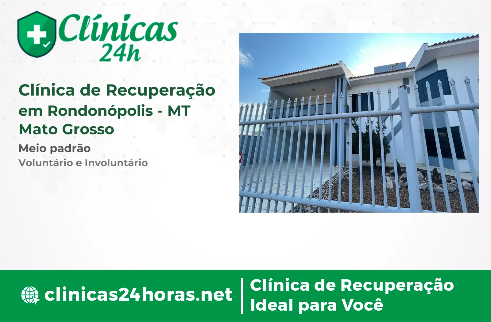 Clínica de Recuperação em Rondonópolis Masculina 2