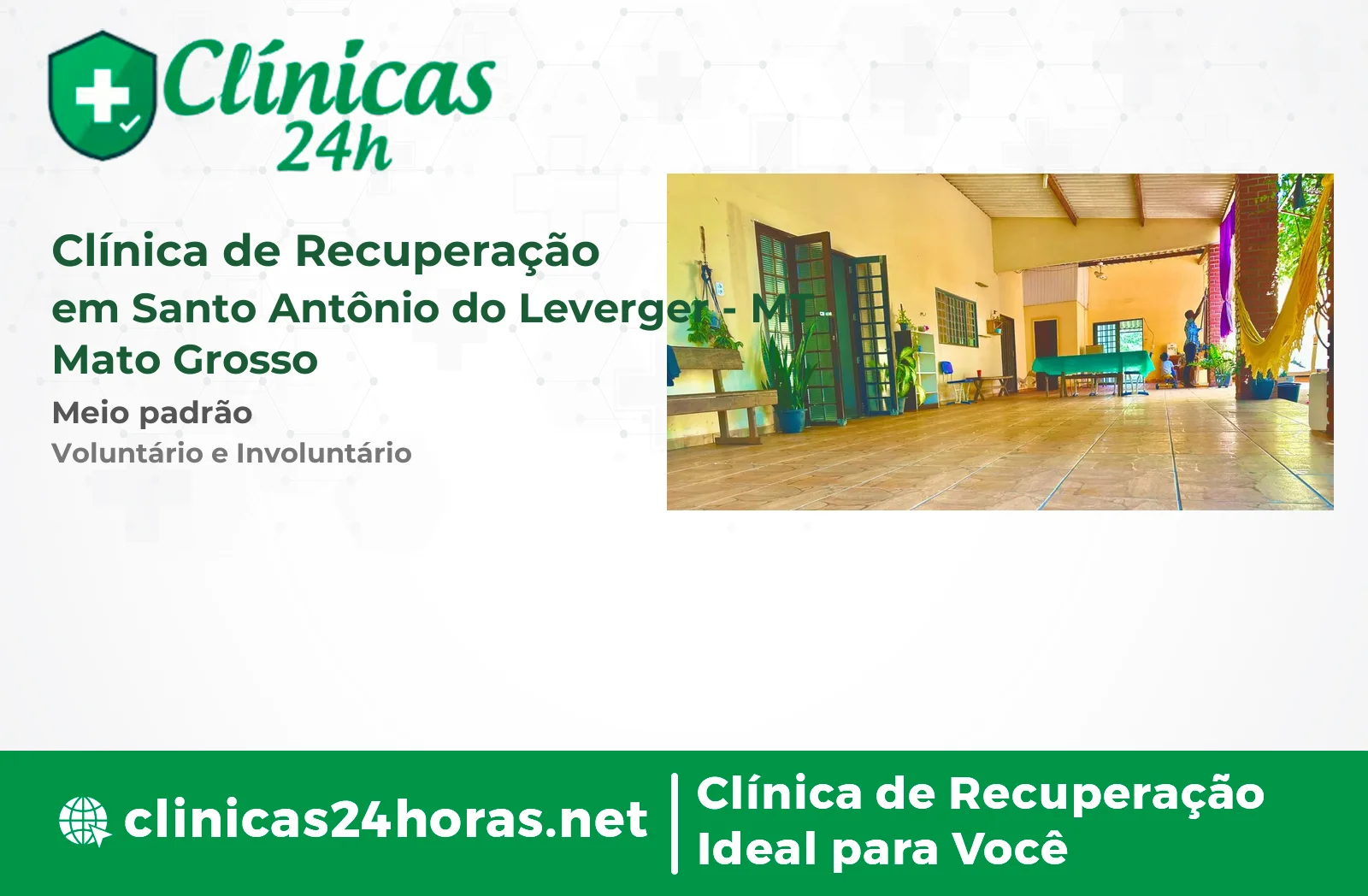 Clínica de Recuperação em Santo Antônio do Leverger Masculina 5